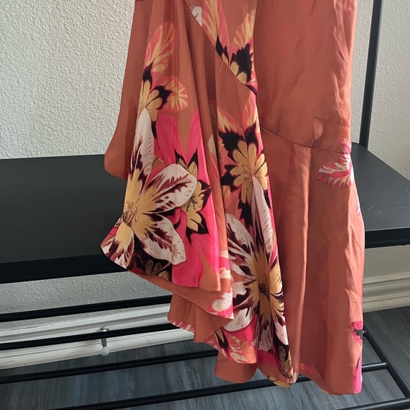 PATBO x REVOLVE | Chic Floral Carmen Ruffle Slip Dress in Floral Print | Size 4 - Picture 5 of 10